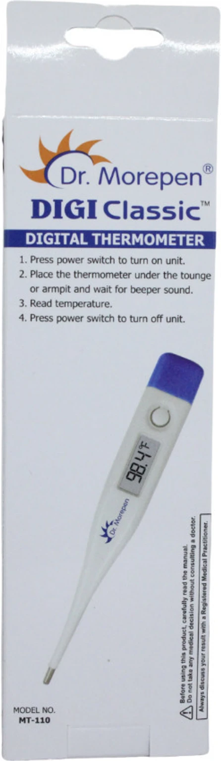 Dr. Morepen Digital Thermometer MT-110 Thermometer (White) - Dr. Morepen Digital Thermometer MT-110 Thermometer (White) Dr. Morepen Digital Thermometer MT-110 Thermometer (White) price Dr. Morepen Digital Thermometer MT-110 Thermometer (White) uses Dr. Morepen Digital Thermometer MT-110 Thermometer (White) dosage