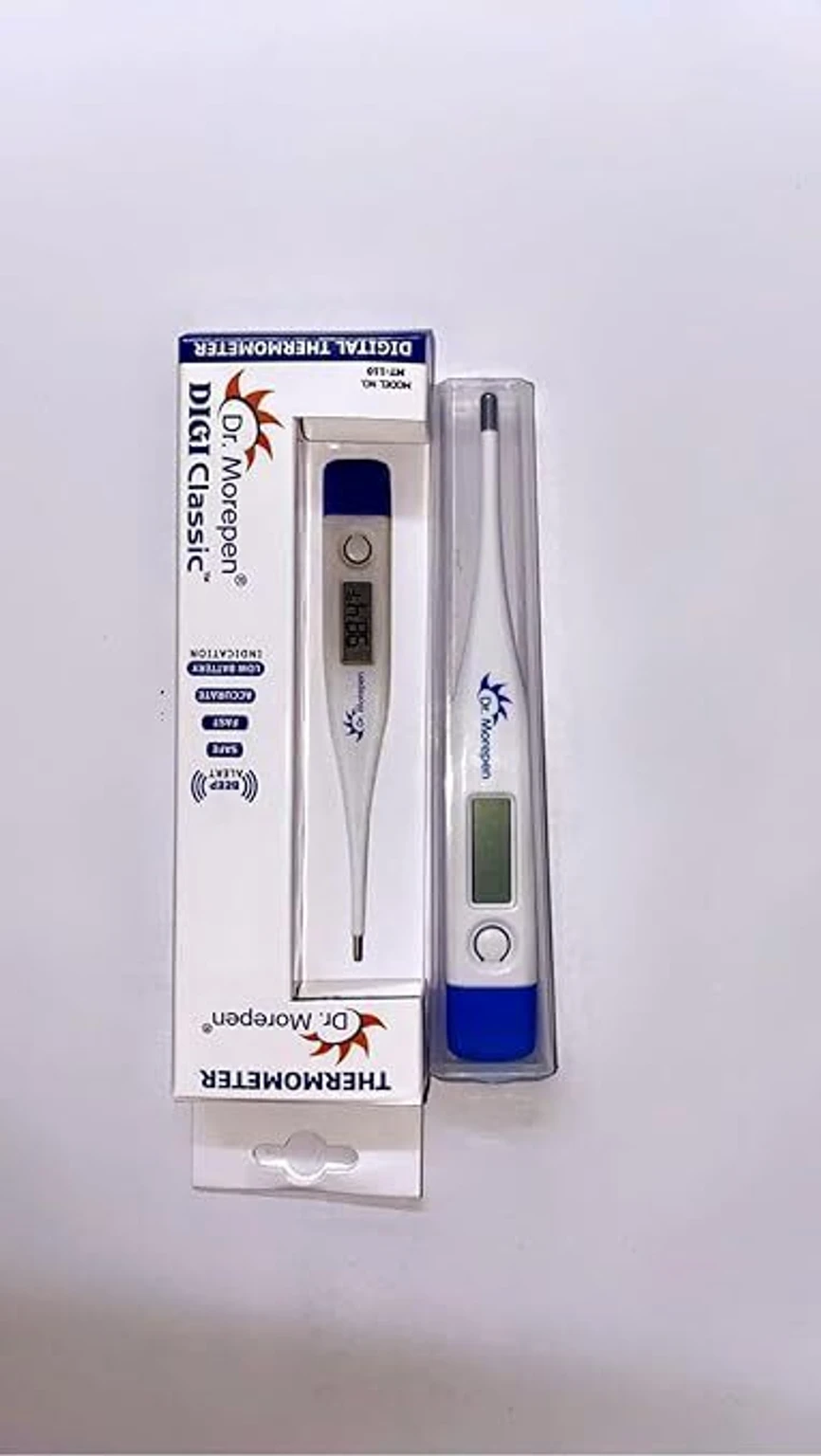 Dr. Morepen Digital Thermometer MT-110 Thermometer (White) image 2