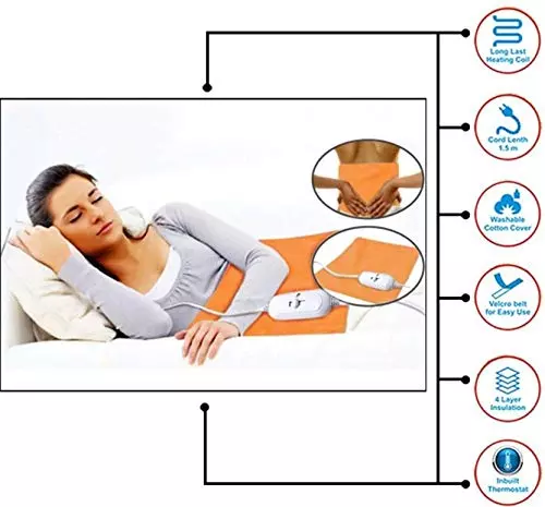 MCP Electric Heating Pad for Back Pain Relief & Heat Therapy Belt image 2