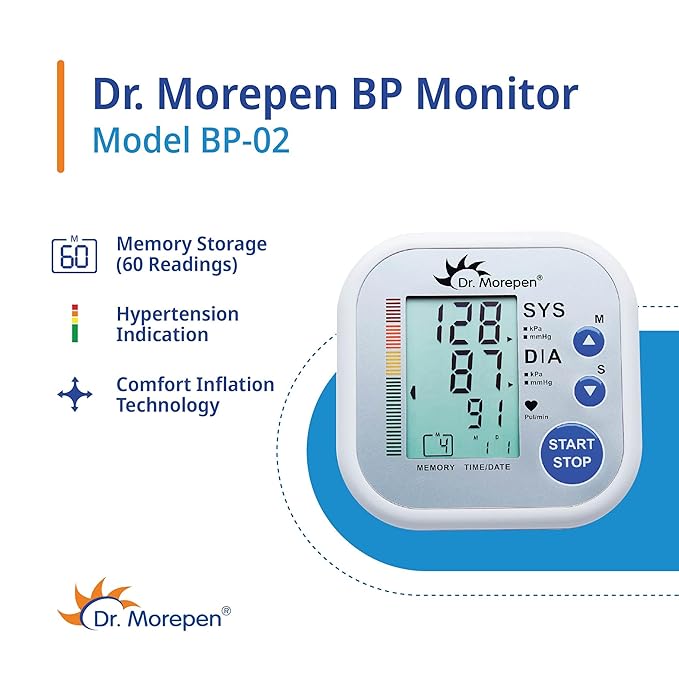 Dr. Morepen Blood Pressure Monitor Model BP-02 image 2