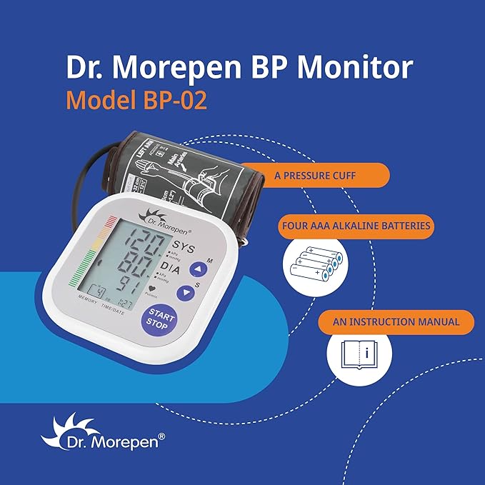 Dr. Morepen Blood Pressure Monitor Model BP-02 image 3