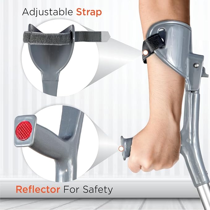 Vissco Adjustable Elbow Support Crutch Adjustable Elbow Support Crutch image 2