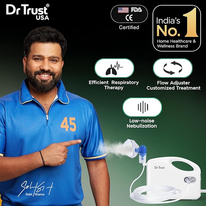 Dr Trust USA Compressor Nebulizer Machine for Adults & Kids with Complete Kit image 2