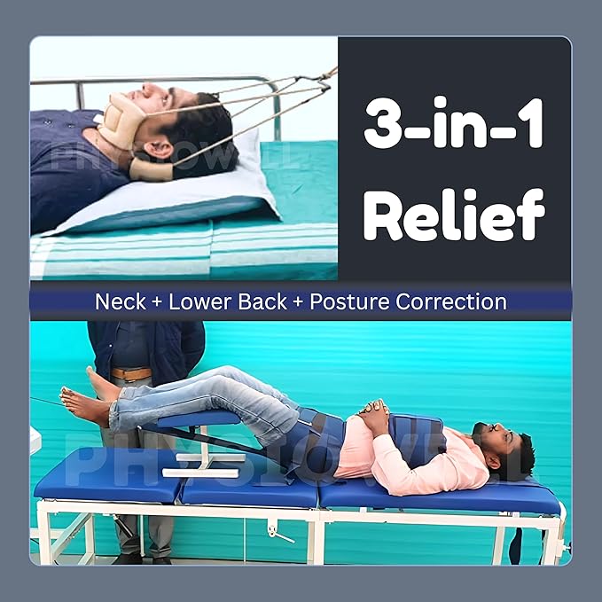 Physiowell Advance Digital Traction Machine â€“ Cervical & Lumbar Physiotherapy Device for Neck & Back Relief image 2