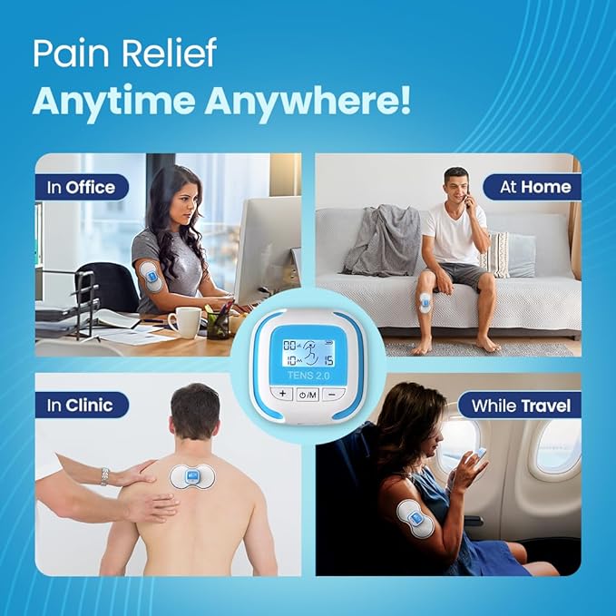 UltraCare PRO TENS 2.0 Rechargeable Pain Relief Machine for Muscle & Nerve Stimulation image 3