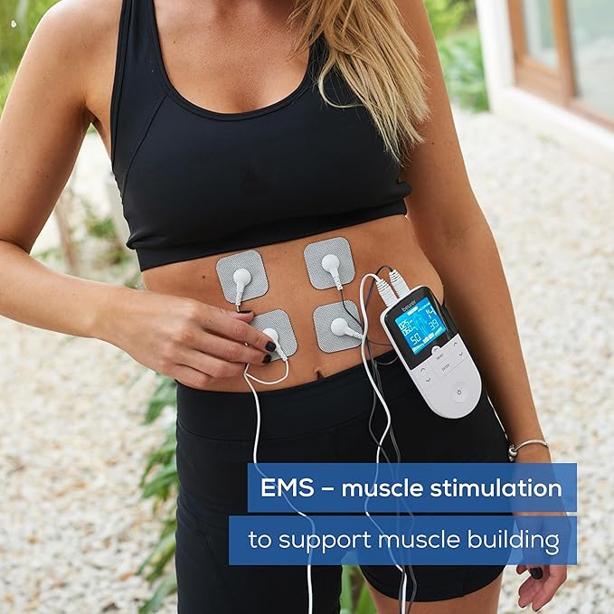 Beurer EM49 TENS EMS Therapy Machine for Physiotherapy Pain Relief & Muscle Recovery image 2
