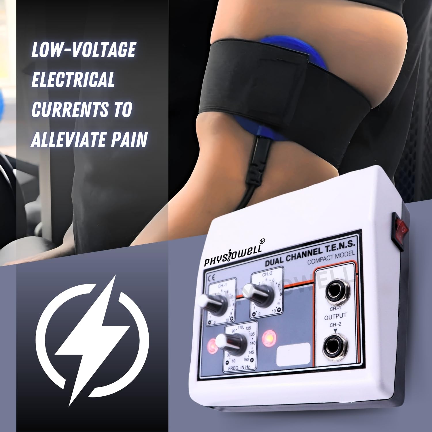 Physiowell TENS Machine for Physiotherapy Pain Relief & Electrotherapy image 2