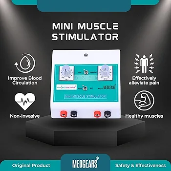 PhysioGears Mini MS Two Channel Muscle Stimulator Machine image 2