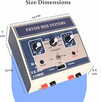 PHYSIOTREX Mini Corded Electric TENS & Muscle Stimulator Machine image 3