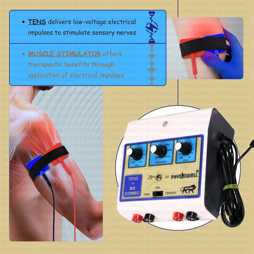 PhysioWell TENS & MS Combo Physiotherapy Machine image 3