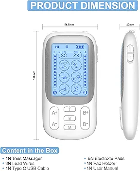 MEDITIVE 24 Modes Rechargeable TENS Unit for Pain Relief image 2
