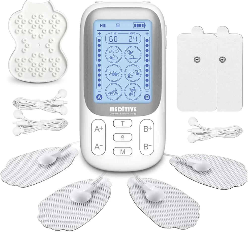MEDITIVE 24 Modes Rechargeable TENS Unit for Pain Relief image 3