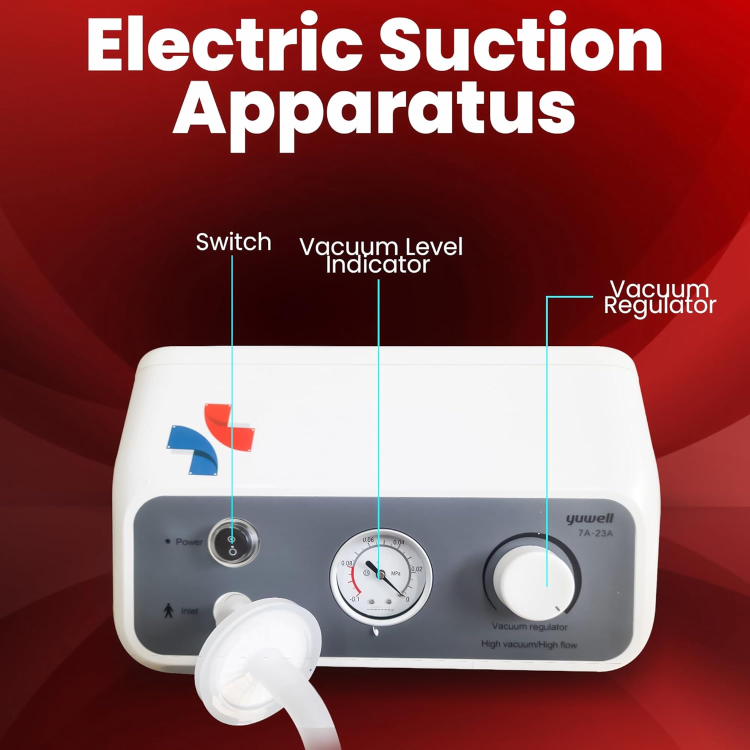 Yuwell VacuCare Surgical Aspirator image 3