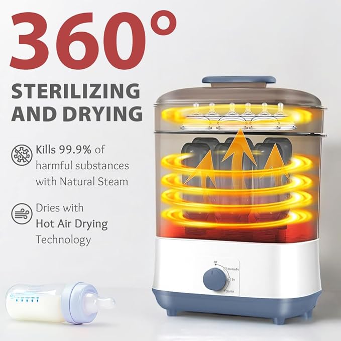 HealthSense BabyPure Sterilizer & Dryer image 2