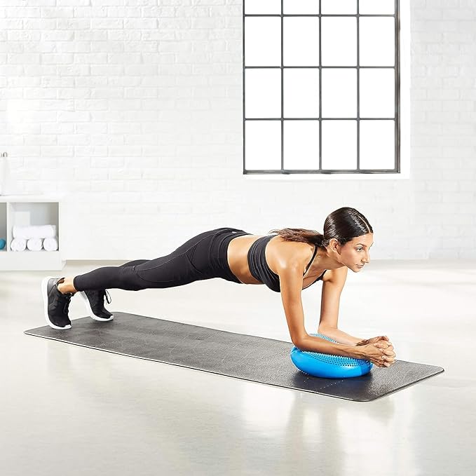 Inditradition Balance Stability Disc for Fitness & Physiotherapy | Inflatable Wobble Cushion with Air Pump image 2